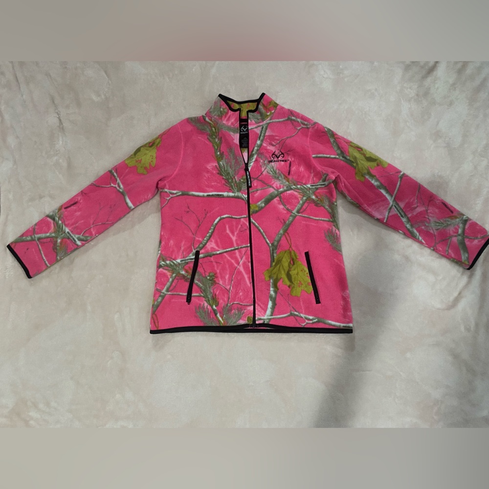 Realtree fleece jacket | L | Pink